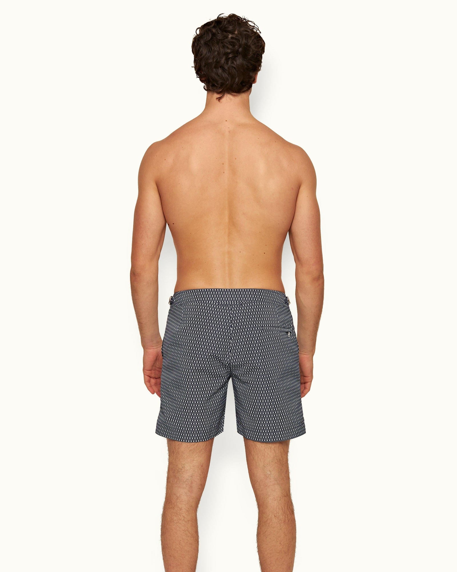 Men | Bulldog Swim Boxer | Midnight Navy/White