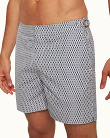 Men | Bulldog Swim Boxer | White/Midnight Navy
