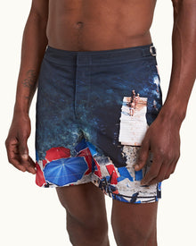 Bulldog Brolly Folly Hulton Getty Mid-Length Swim Shorts | Brolly Folly