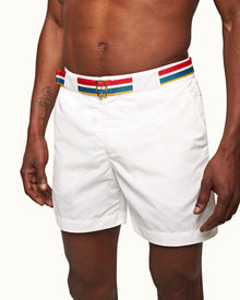 Men | Bulldog Swim Boxer | White