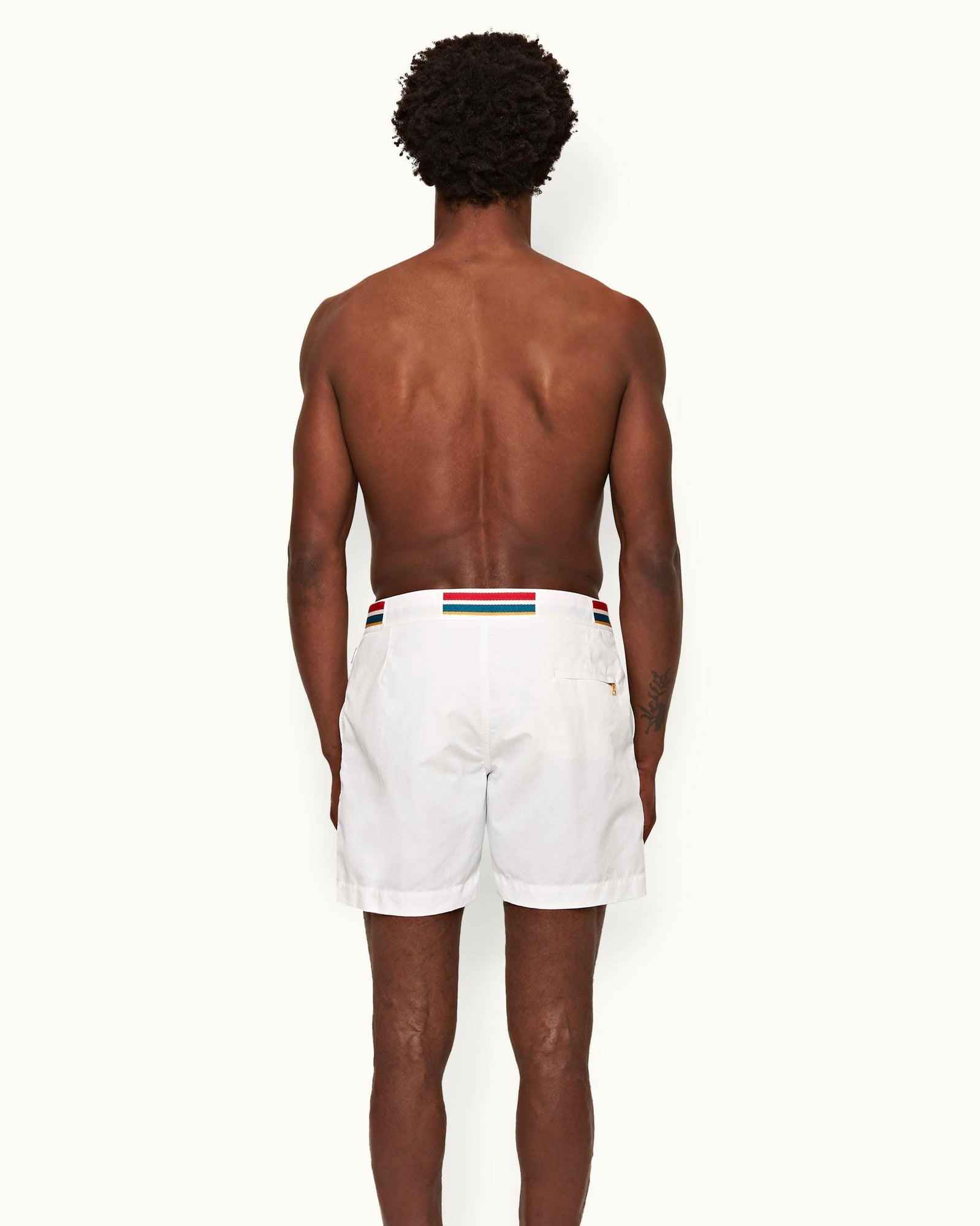 Men | Bulldog Swim Boxer | White