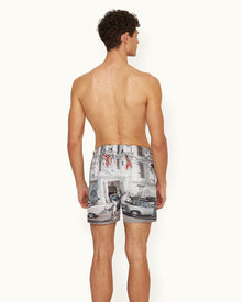 Carlton Cannes Photographic Print Mid-Length Swim Shorts | Carlton Cannes