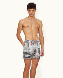 Carlton Cannes Photographic Print Mid-Length Swim Shorts | Carlton Cannes