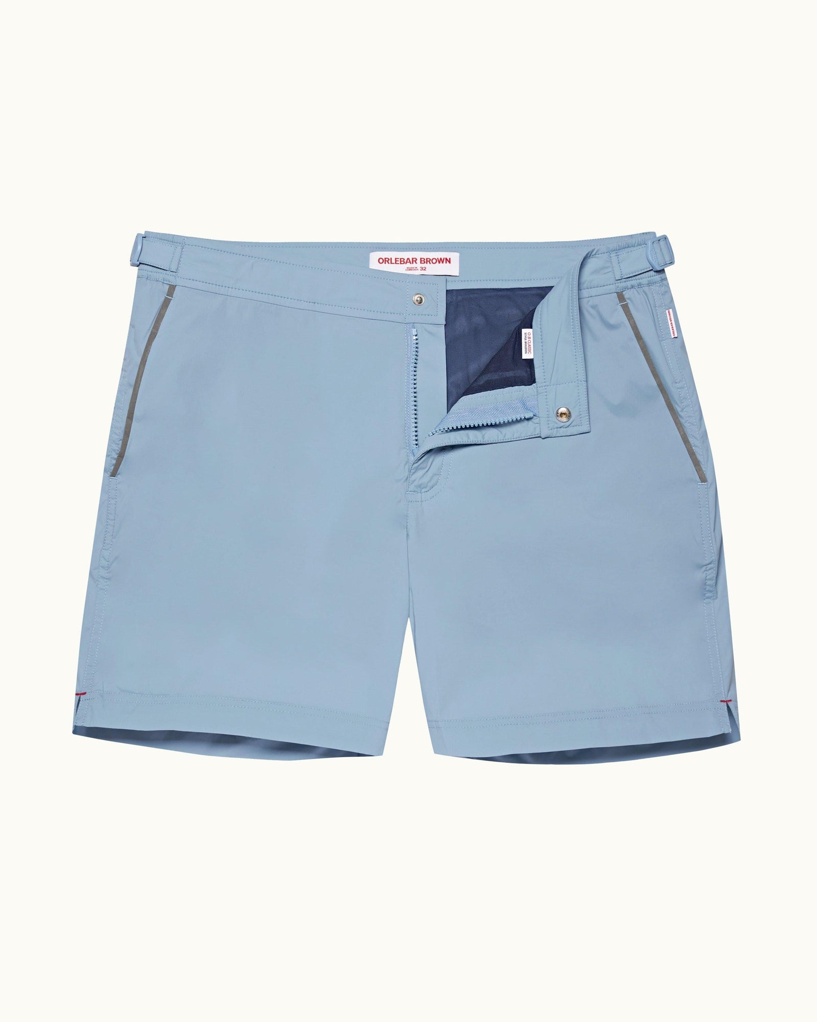 Bulldog Sport Mid-Length Swim Shorts In Blue Ash | Blue Ash