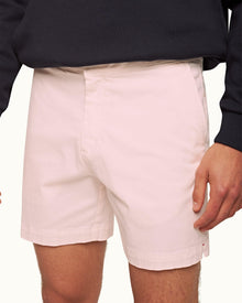 Bulldog Stretch-Cotton Rose Mid-Length Stretch-Cotton Shorts | Rose