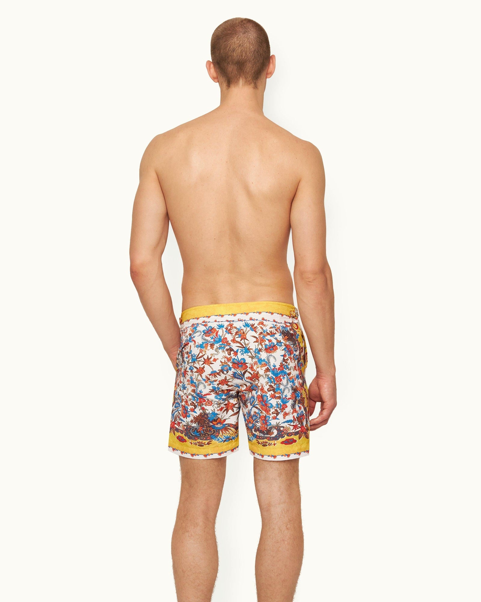 Bulldog Summer Sunset Utopia Mid-Length Swim Shorts | Summer Sunset