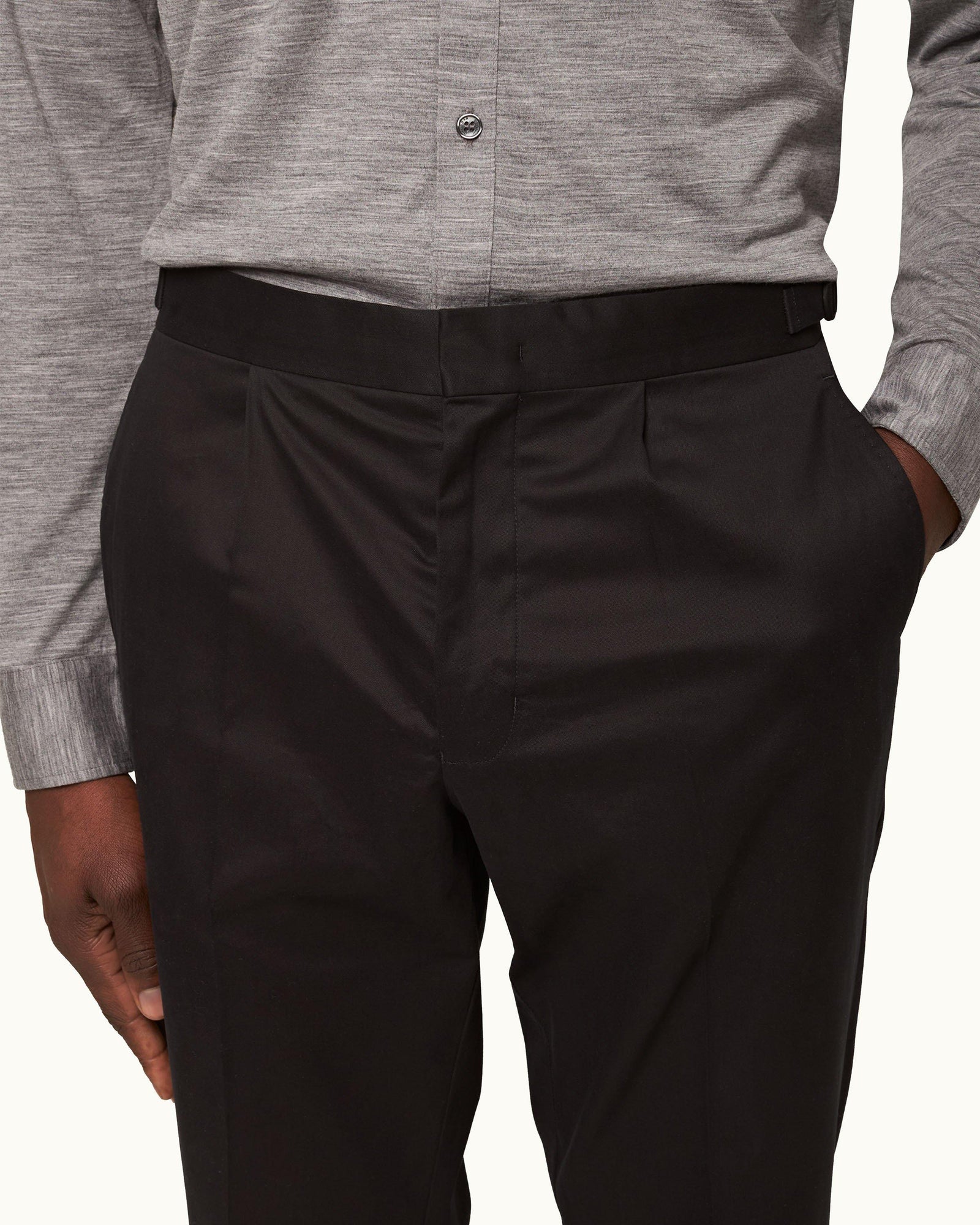 Men | Carsyn Cashmere Trouser | Black