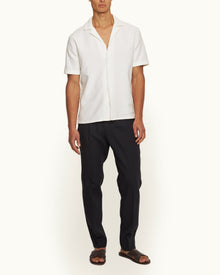 Men | Carsyn Linen Trouser | Night Iris