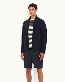 Night Iris Relaxed Fit Poplin Shorts | Night Iris