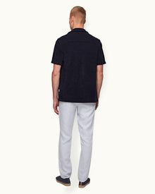Men | Cornell Linen Trouser | Light Island Sky