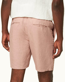 Men | Cornell Linen Short | Caramel Pink