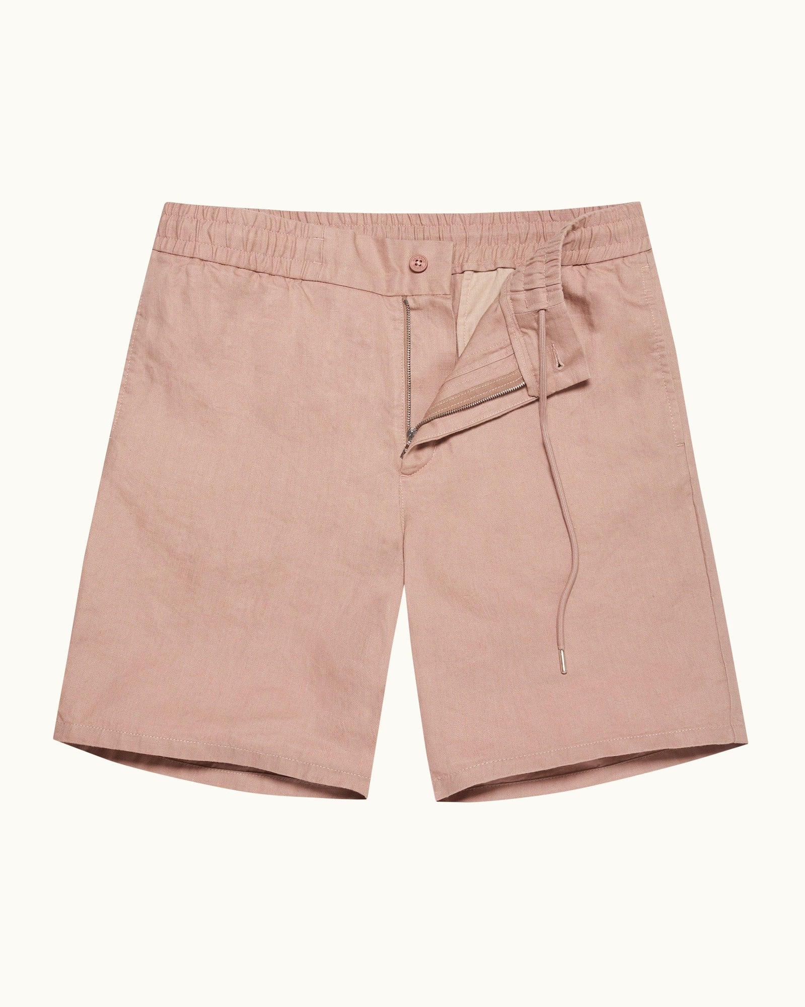 Men | Cornell Linen Short | Caramel Pink