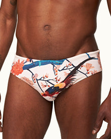 Rose Flight Of Fantasy Classic Swim Briefs | Rose