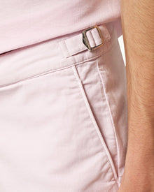 Conch Pink Longest-Length Cotton Twill Shorts | Conch Pink