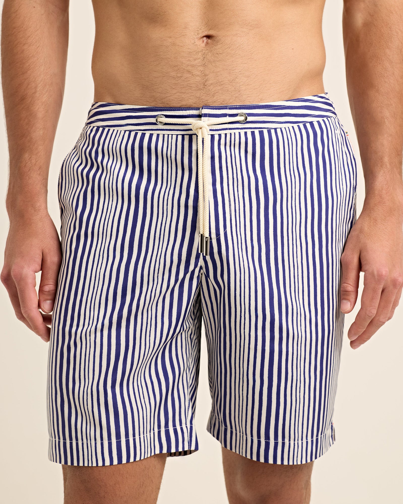 Men | Dane Drawcord Boardshort | Blue/White