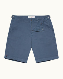 Men | Dane Cotton Twill Short | Blue Smoke
