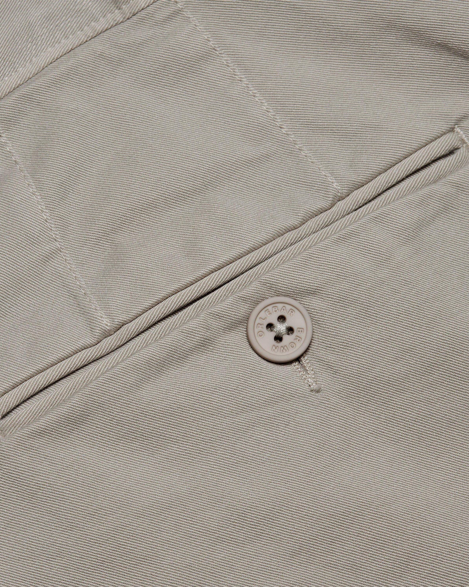 Seal Grey Tailored Fit Stretch-Cotton Chinos | Seal Grey