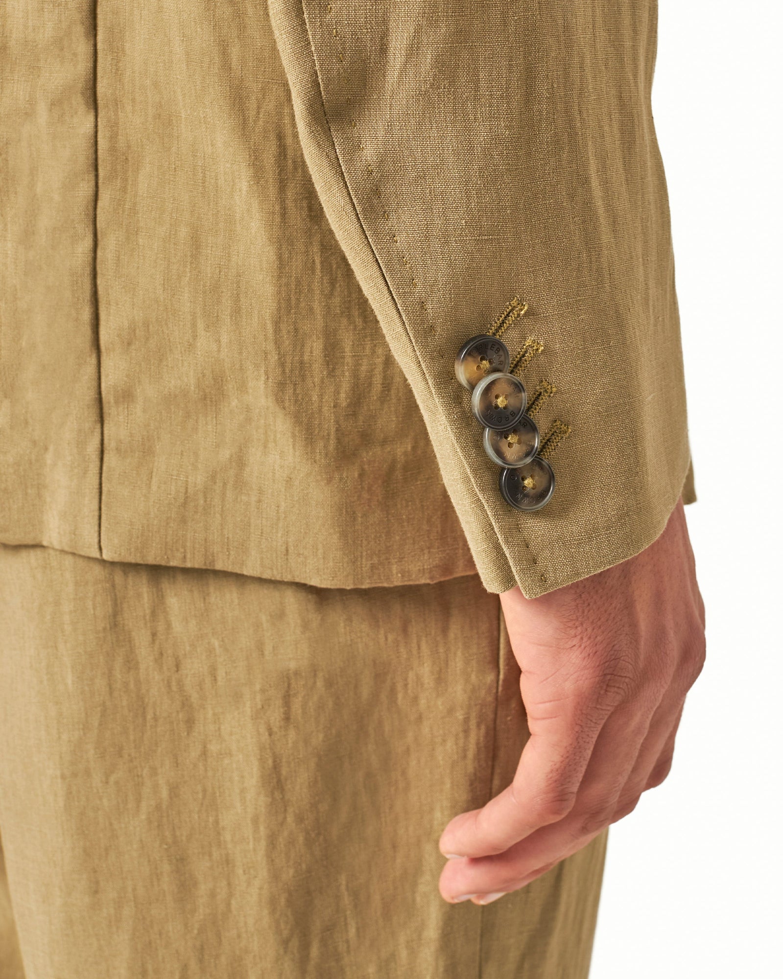 Men | Garret Linen Suit | Agave Green