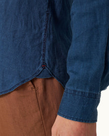 Men | Giles Indigo Shirt | Deep Indigo