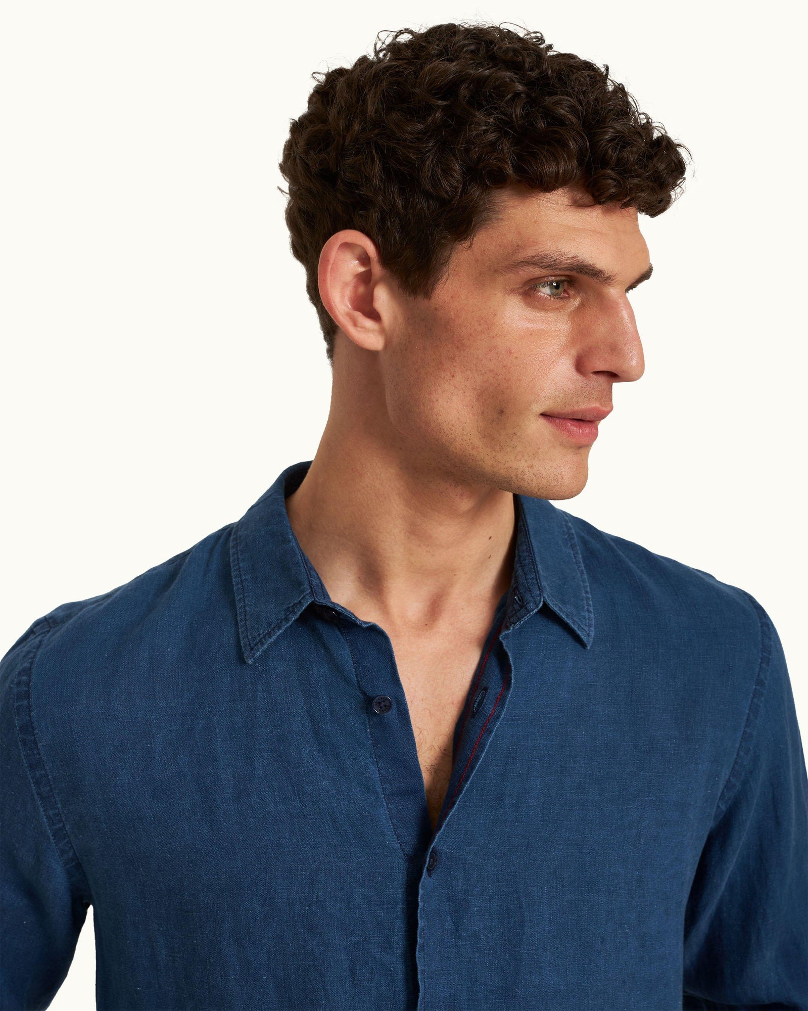 Men | Giles Indigo Shirt | Deep Indigo