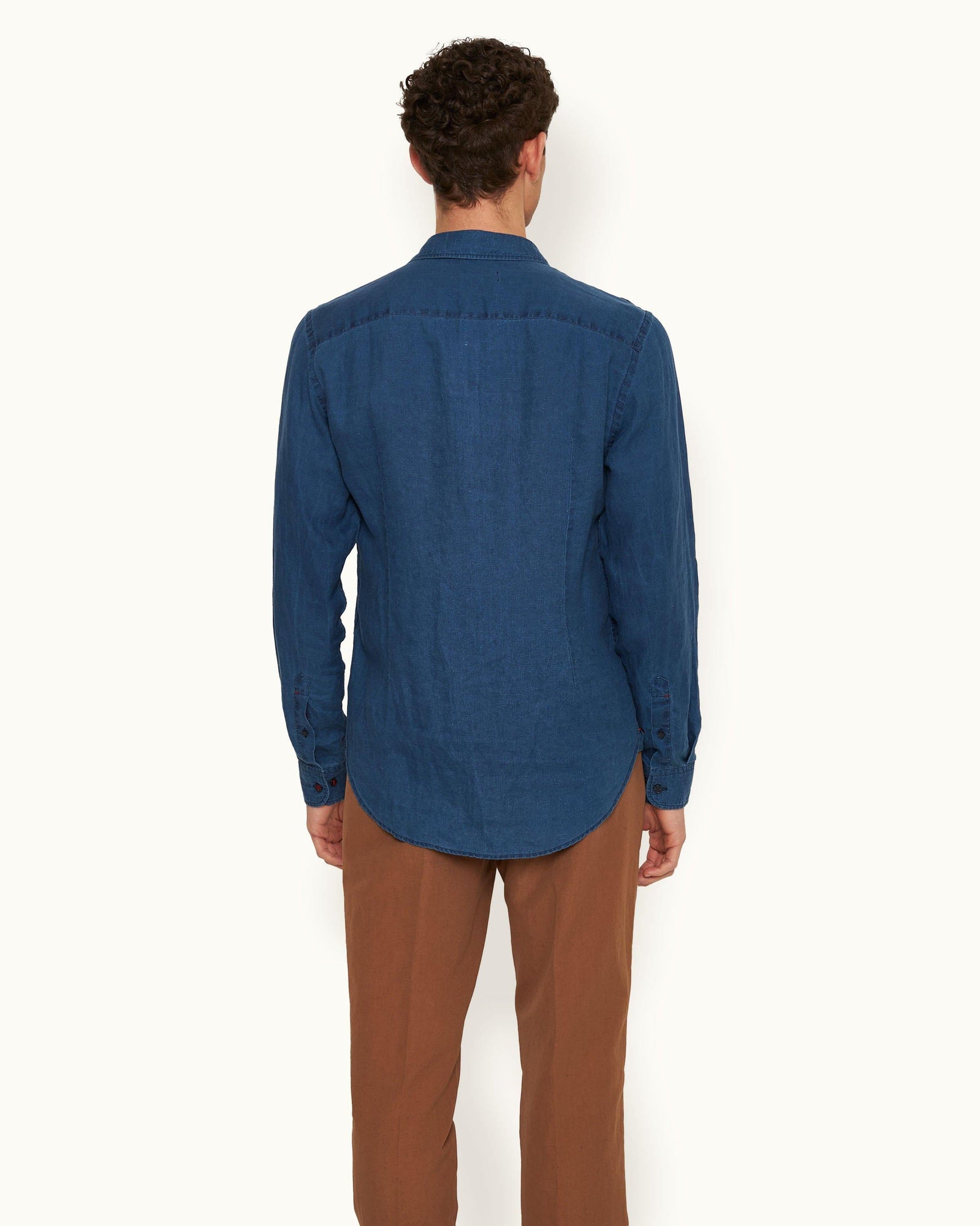 Men | Giles Indigo Shirt | Deep Indigo