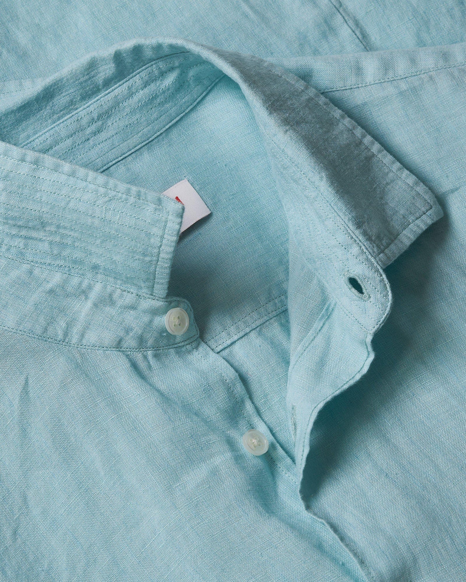 Men | Giles Lino Shirt | Light Sky Pool