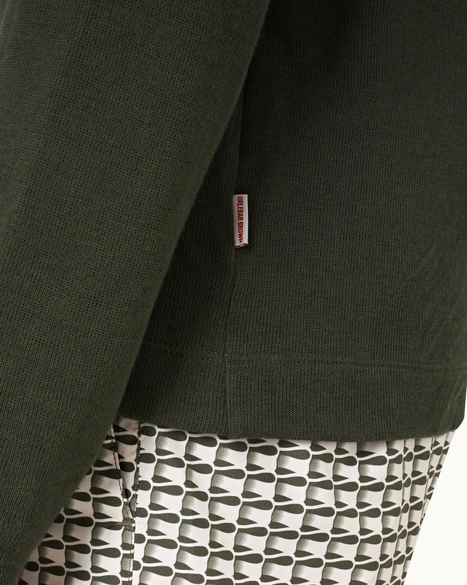 Forest Night Classic Fit Long-Sleeve Cashmere T-shirt | Forest Night