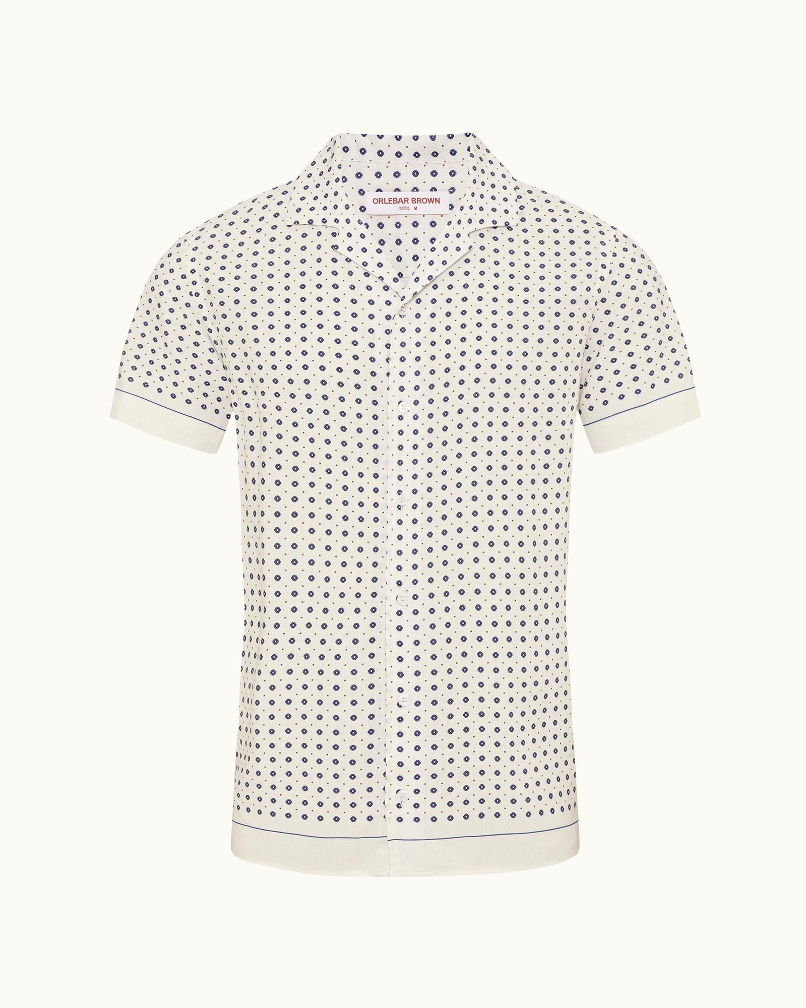 Hibbert Sea Mist Cravat Capri Collar Shirt | Sea Mist