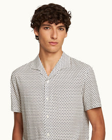 Men | Hibbert Shirt | White/Night Iris