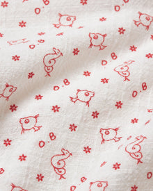 Hibbert White Sand Logo Print Classic Fit Capri Collar Shirt | White Sand