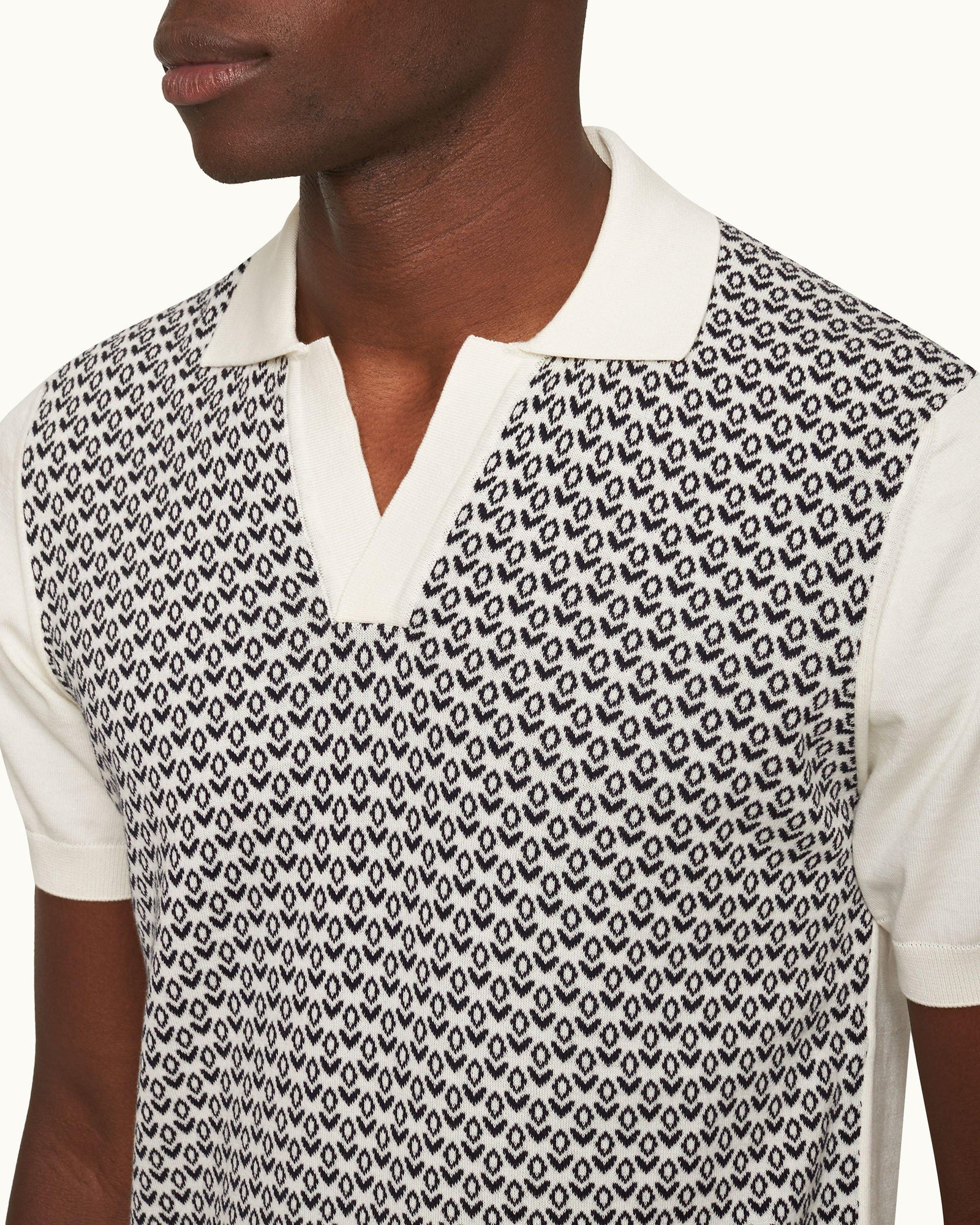 Men | Horton Polo | Night Iris/White Sand