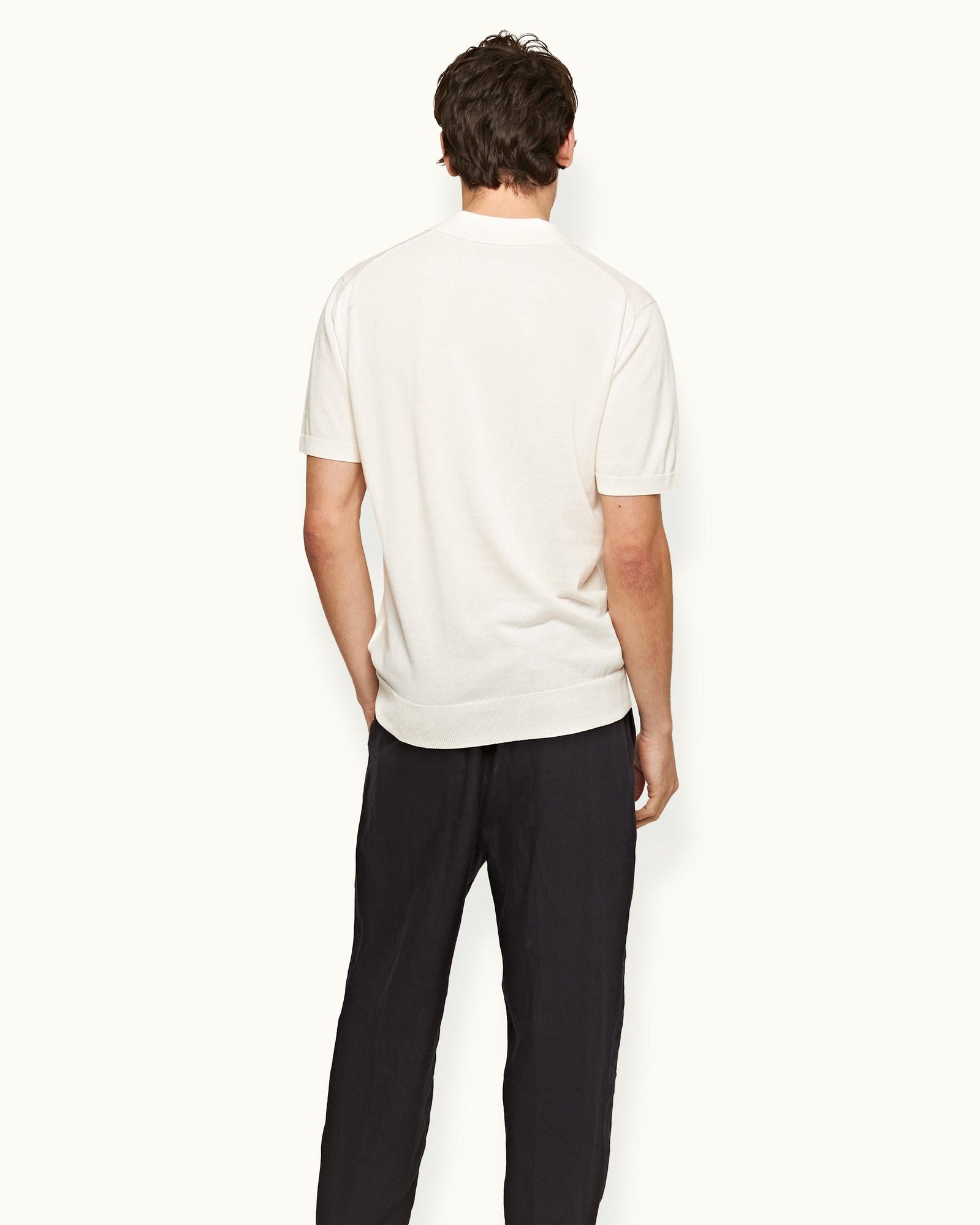 Men | Horton Tipping Polo | White Sand
