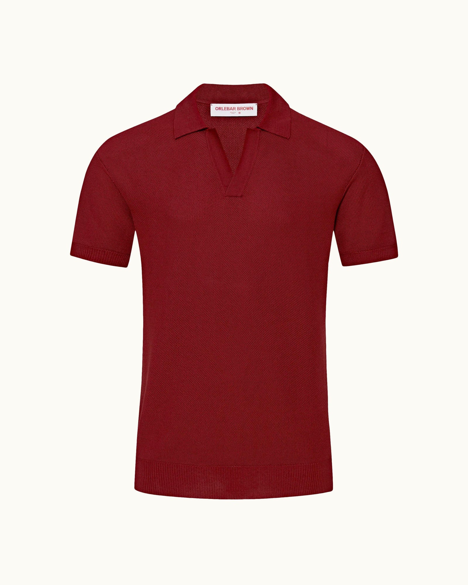 Men | Horton Pique Polo | Copper Red