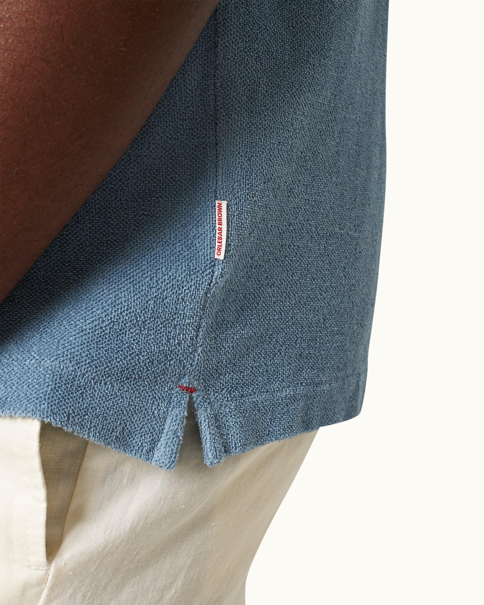 Men | Howell Towelling Shirt | Wish Blue