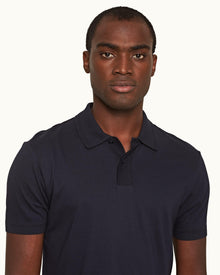 Men | Jarrett Knitted Polo | Night Iris