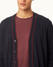 Men | Kinglet Cardigan | Night Iris