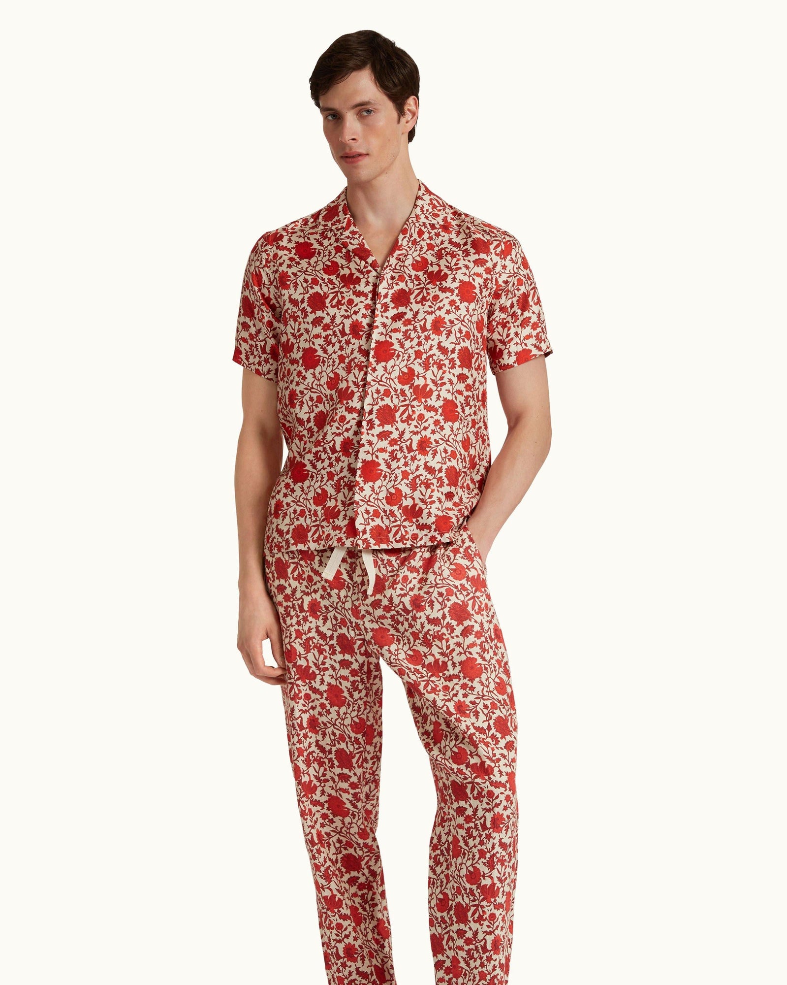 Men | Maitan Shirt | Summer Red/White Sand
