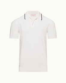 Cloud Tailored Fit Waffle Towelling Polo Shirt | Cloud