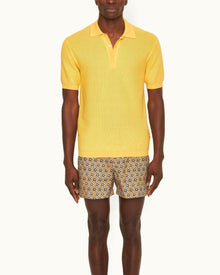 Mango Tailored Fit Mercerised Cotton Waffle Stitch Polo Shirt | Mango