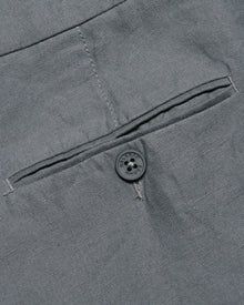Norwich Linen Granite Tailored Fit Washed Linen Shorts | Granite