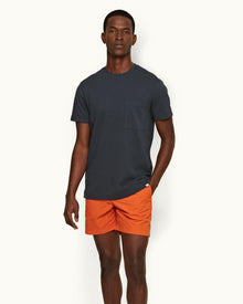 Palm Classic Fit Garment-Dyed Organic Cotton T-shirt | Baltic Blue