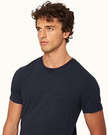 Ob Classic Tee Lagoon Blue Classic Fit Crewneck Garment Dye Cotton T-shirt | Lagoon Blue