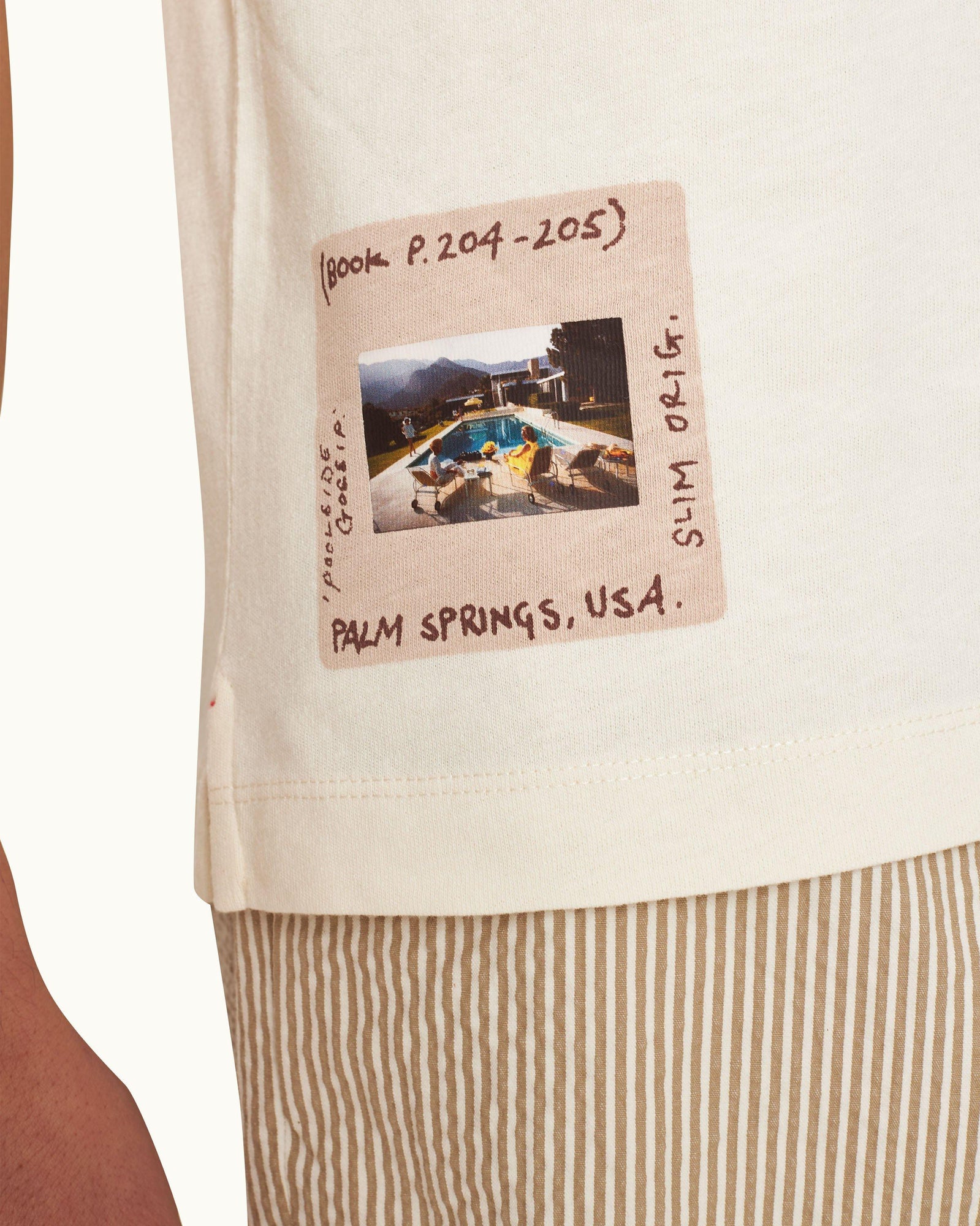 Ob Classic Tee Kaufmann Cocktail Photographic Print Classic Fit Organic Cotton T-Shirt | Kaufmann Cocktail