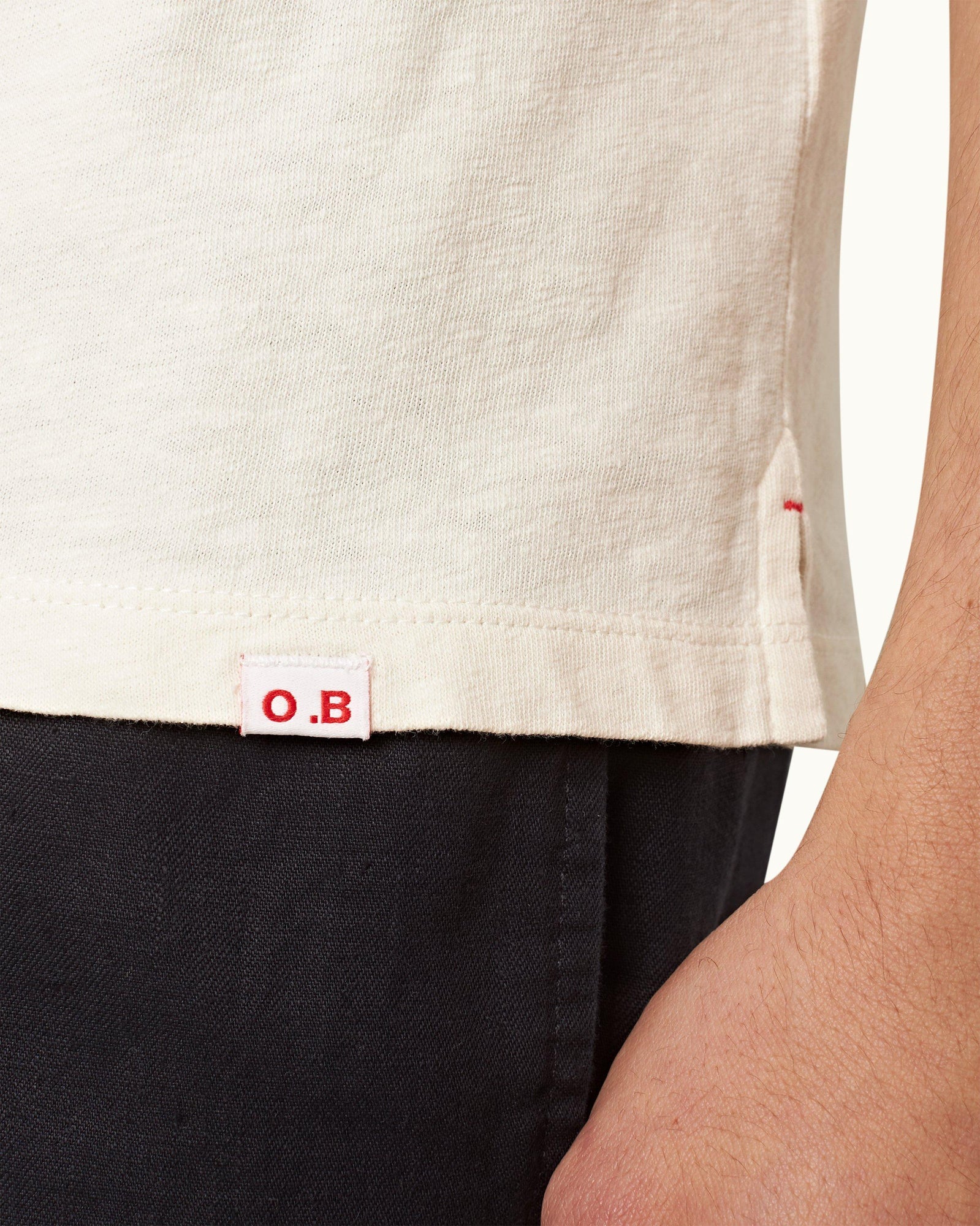 Blossom Logo Design Classic Fit Cotton T-shirt In White Jade/Plum Colour | White Sand/Night Iris