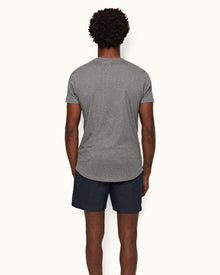 Cinder Tailored Fit Crewneck Cotton-Silk T-shirt | Cinder