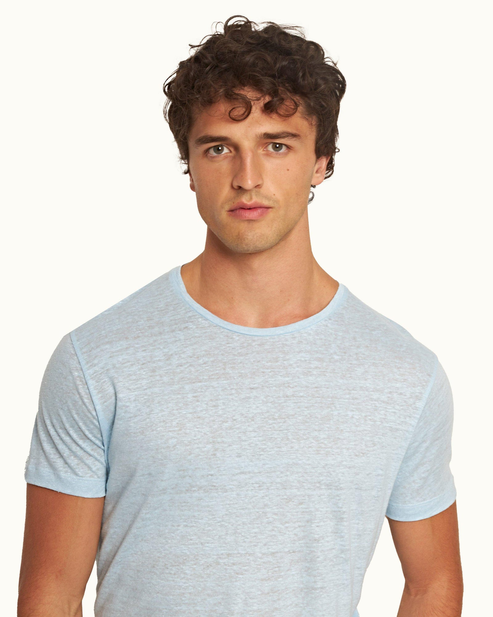 Men | Ob-T Linen T-Shirt | Island Sky