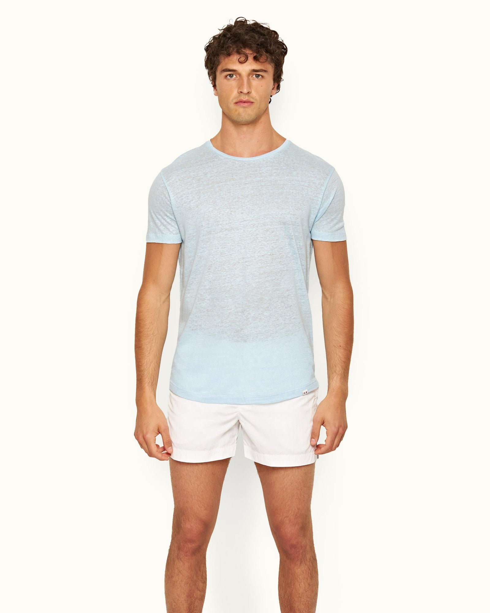 Men | Ob-T Linen T-Shirt | Island Sky