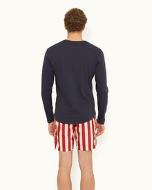 Men | Ob-T Cashmere T-Shirt | Night Iris