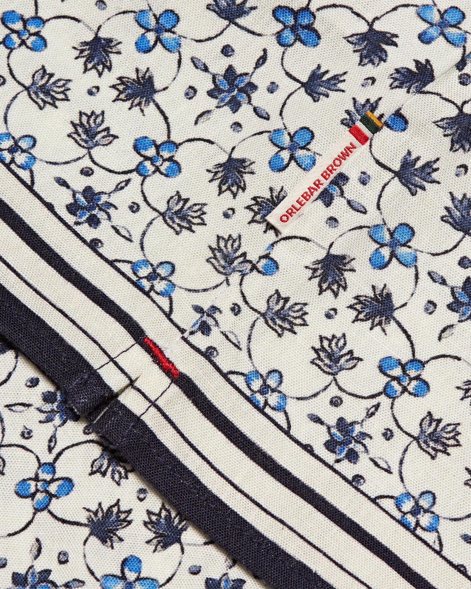 Kids | Fiore Print Capri Collar Linen Blend Shirt In Cashew Colour | Cashew