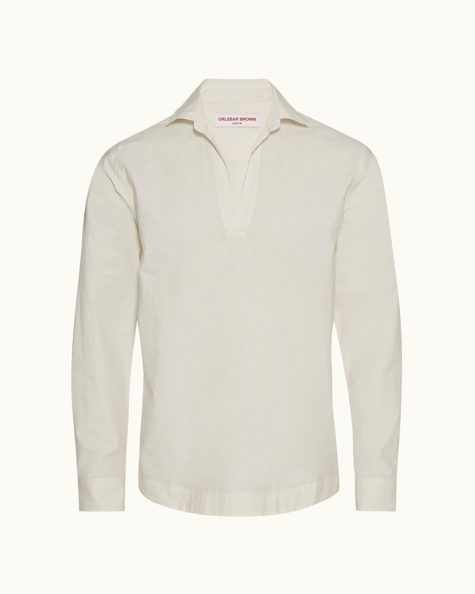White Sand Resort Collar Long-Sleeve Shirt | White Sand